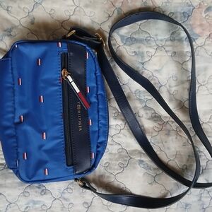 Tommy Hilfiger Navy and Red Belt Bag